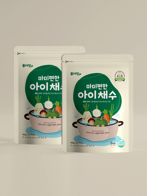 퓨어잇 마미편한 아이채수 2팩