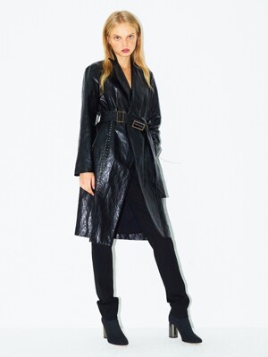Vegetable Leather Chain Coat