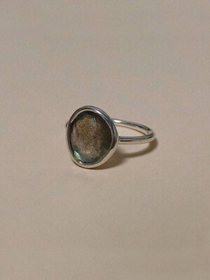 Rough labradorite Silver