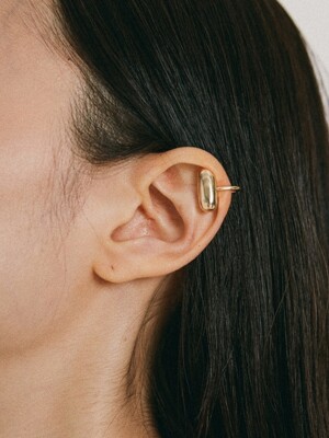 Oval earcuff - gold