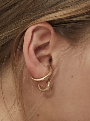 Curvy cuff earring (1ea)