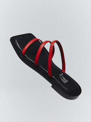Lina Flat Slides / Y.07-S64 / RED