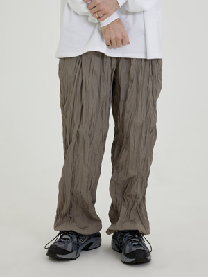 CB WRINKLE STRING PANTS (BEIGE)