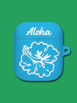 에어팟/에어팟프로 케이스 - 알로하 스카이블루(Aloha Skyblue)