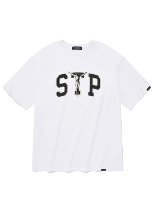 SP STP LOGO T SHIRTS-WHITE