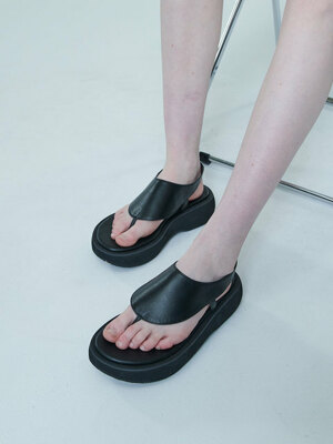 [단독]Lanny flatform sandals (2Colors)