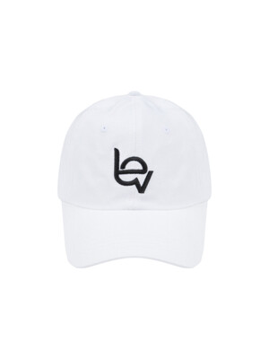LEV Logo Ball Cap White