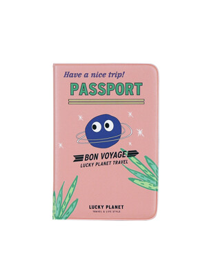 어 보야지 투 플래닛 여권케이스 핑크