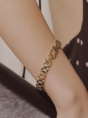 Classic H bracelet [Gold,2size]