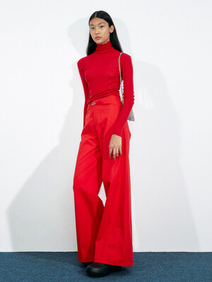 Serene Vizo Wide Pants (Red)