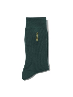 solid embroidery socks_CALAX24217GRX