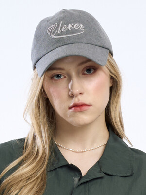 Clever vintage casual ball cap_Gray