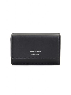 FERRAGAMO 페라가모 남성 반지갑 66 1337 NERO 0770115