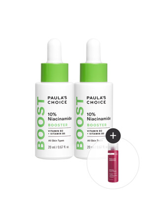 [더블세트](+클렌저 증정) 10% 나이아신아마이드 부스터 앰플 20ml + 20ml