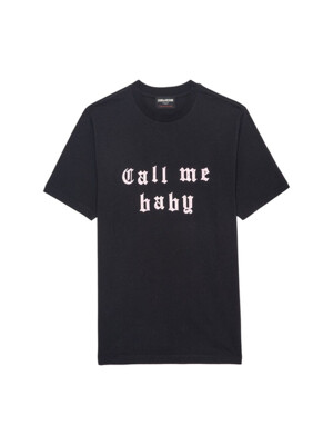 [쟈딕 앤 볼테르] SS25  반팔 티셔츠 JWTS02804  BLACK