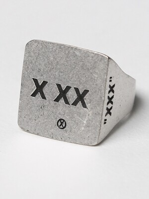 X XX LOGO RINGS