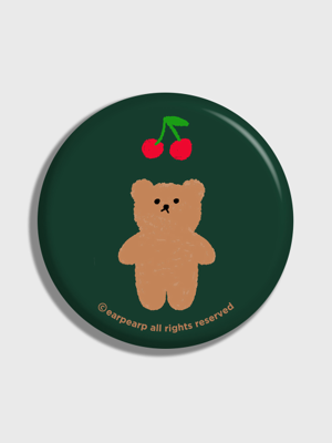 Cherry big bear-dark green(거울)