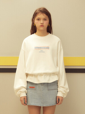 STRING SWEAT SHIRT (WHITE)