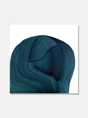 [로낭 부홀렉] -  Ronan Bouroullec 2 Blue 69 x 69 cm (액자포함)