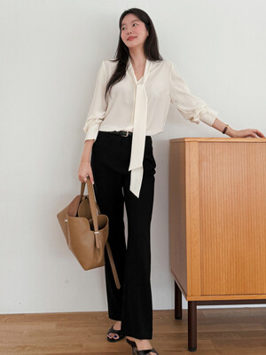 [Drama Signature] Slim Bootcut Trousers_3color
