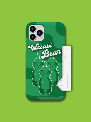 슬림카드 케이스 - 와사비 베어(Wasabi Bear)