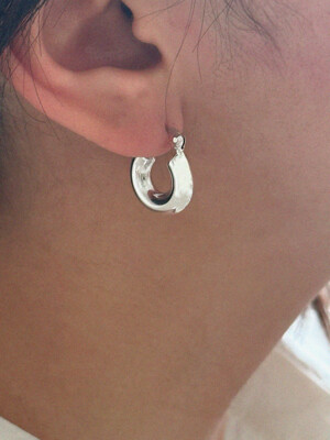 silver925 hoof earring
