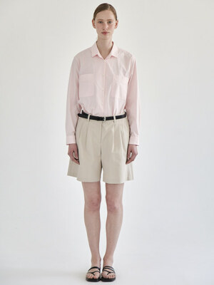 Denis pocket shirt (Light pink)