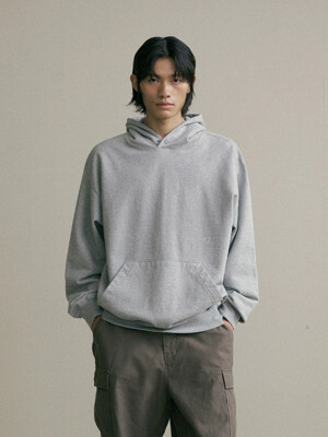 jumbo sweat hoodie (gray)