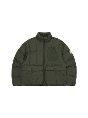 트립 경량 덕다운 자켓 우먼 KHAKI