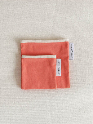 Square Color Pouch_Orange(2size)