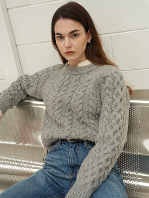 The Vintage Color Knit (Gray)