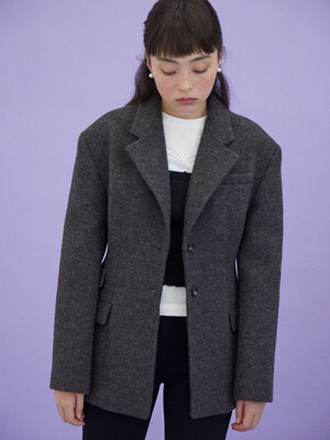 50s Lily Wool Jacket  Grey (TA3X11A033)