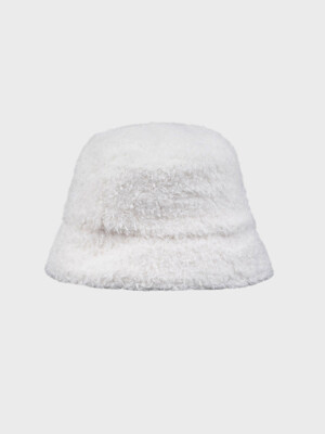 PUFFY BUCKET HAT_IVORY