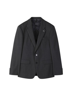 melange charcoal suit jacket_CWFBS24301GYD
