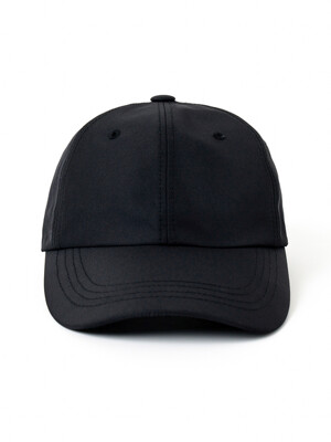 BLACK NYLON BALL CAP