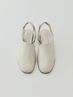 wave sling-back (ivory)