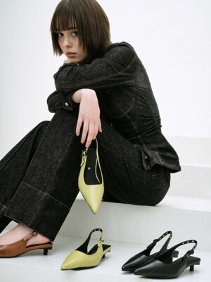 [3cm][6cm][New컬러] hol-et Slingback_ 4B01_ 홀릿 아일렛 슬링백_ 7 color