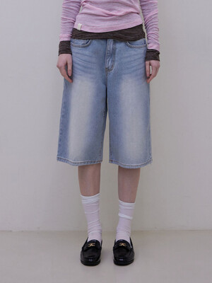 MAY DENIM BERMUDA PANTS