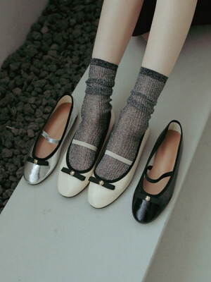 ljh7074 ribbon maryjane flat _ 3colors