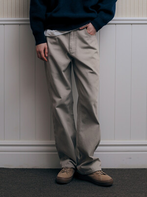 Classic Cotton Pants_Warm Grey