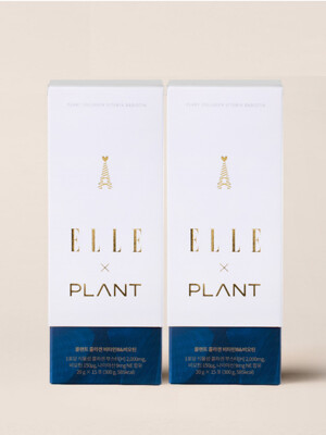 ELLE X 플랜트콜라겐 비타민B&비오틴 2BOX(15포)