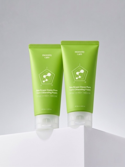마미케어 [1+1] 바다포도 모공 쫀쫀 딥 클렌징폼 120ml