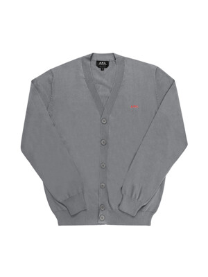아페쎄 COGDK H22229 PLA HEATHERED GREY NEW JOSEPH 뉴 조셉 브이넥 남성 가디건