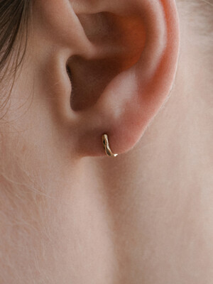 [Mamre]14k Satin earring(2size)