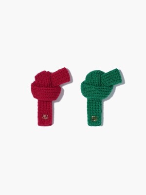 muffler for keyring - red&green