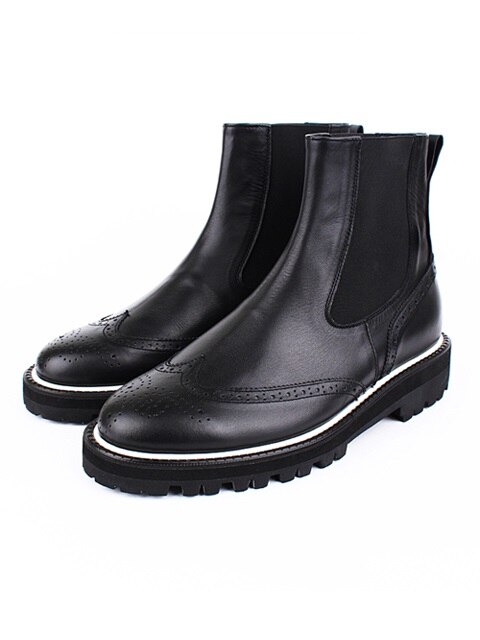 DVS PIPING WINGTIP CHELSEA BOOTS