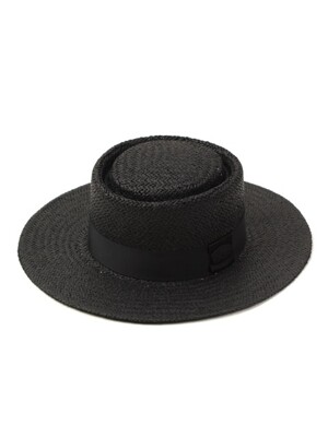 Home Black Flat Fedora