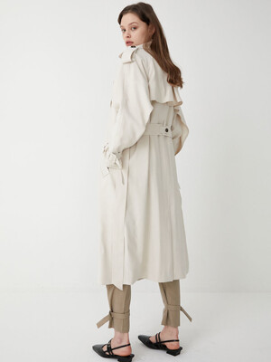 Raglan oversize trench coat_2color