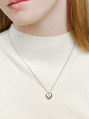 dazzle heart necklace