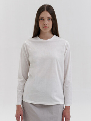silket cotton T-shirts-off white
